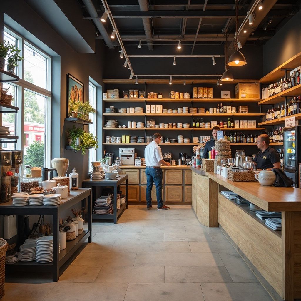 Interior de tienda de conveniencia GasMarket