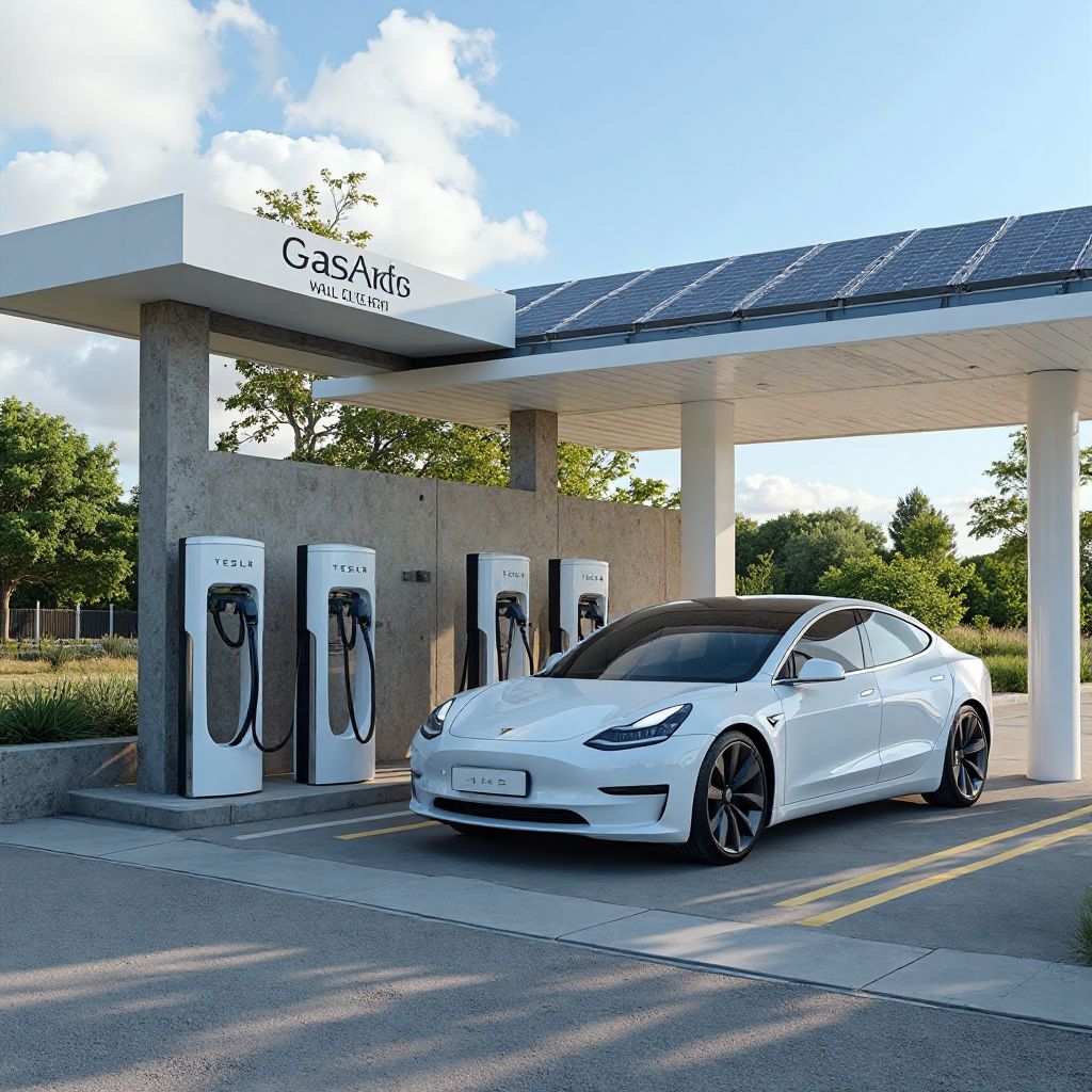 Punto de recarga para vehículos eléctricos