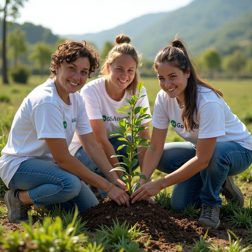 Personal de GasArg en jornada de reforestación