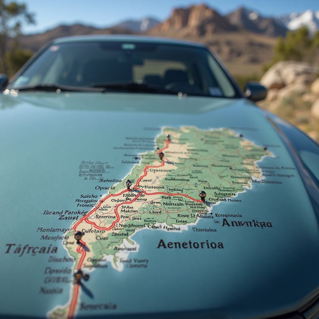 Mapa de rutas de Argentina