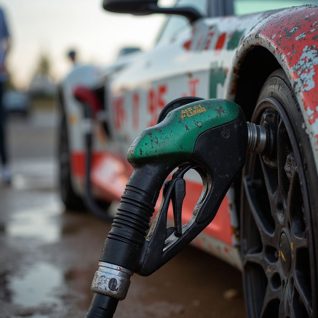 Surtidor de PUMA con nafta Premium