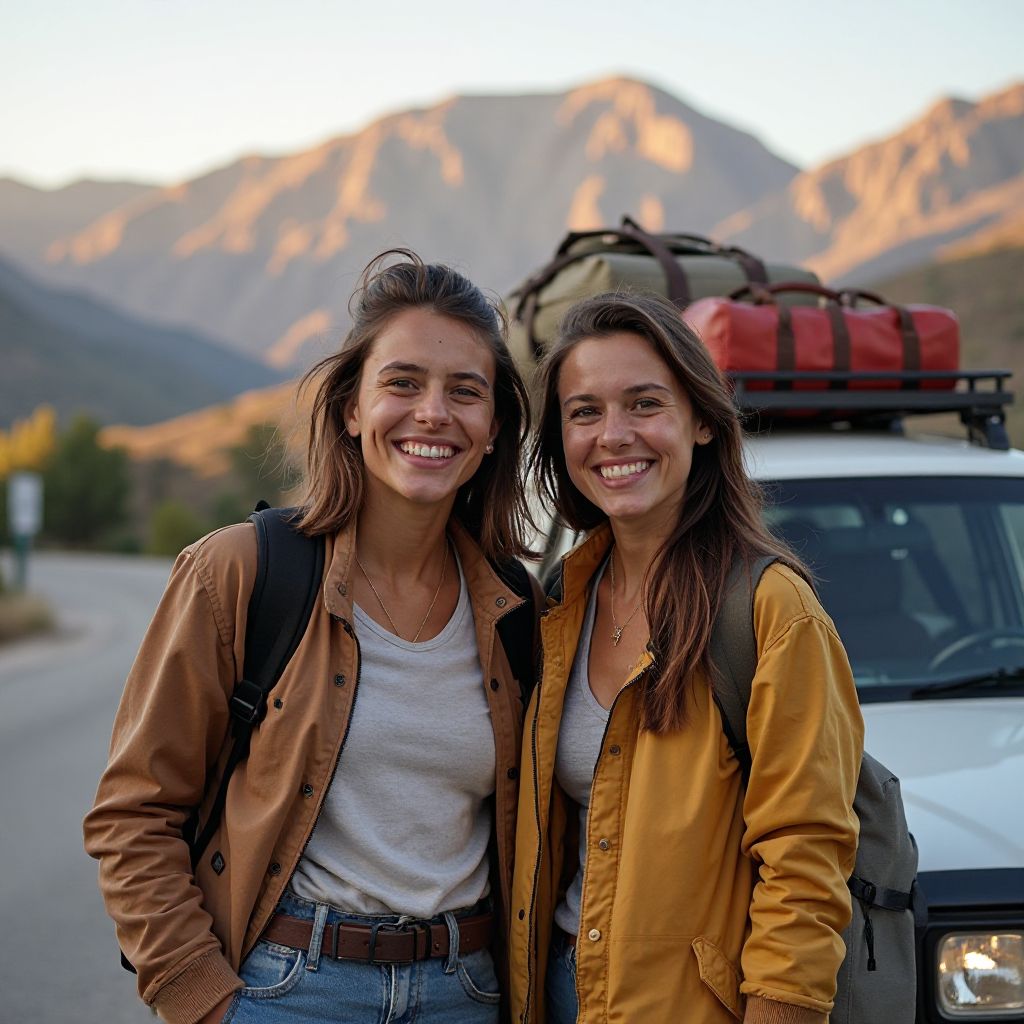 Foto de Martín y Lucía, pareja de viajeros